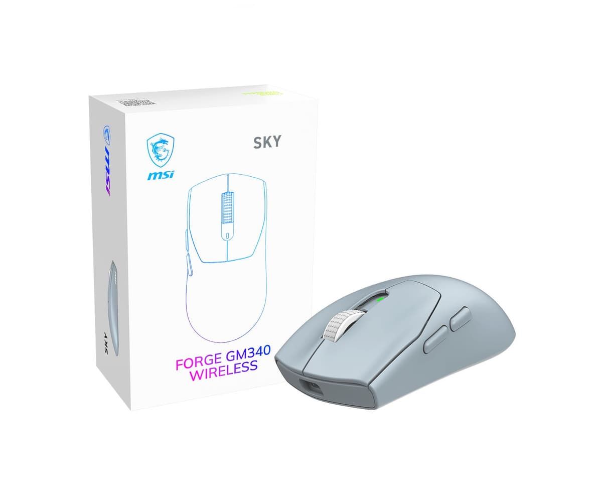 MSI Forge GM340 WRL gaming hiir, 12000 DPI, RF Wireless