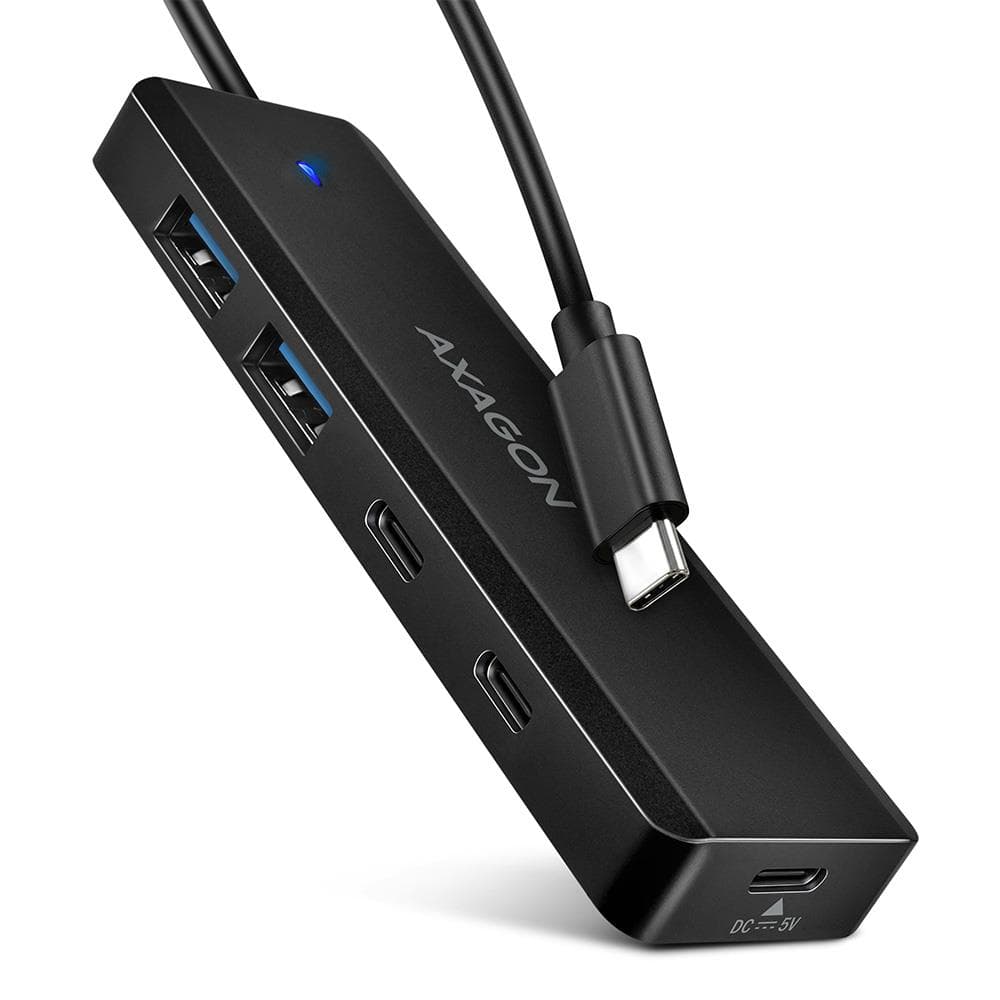 AXAGON HUE-C2C USB-C Hub 0.19M Travel