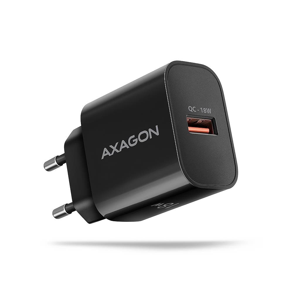 AXAGON ACU-QC18 18W Quick Charge USB Wall Charger – Black