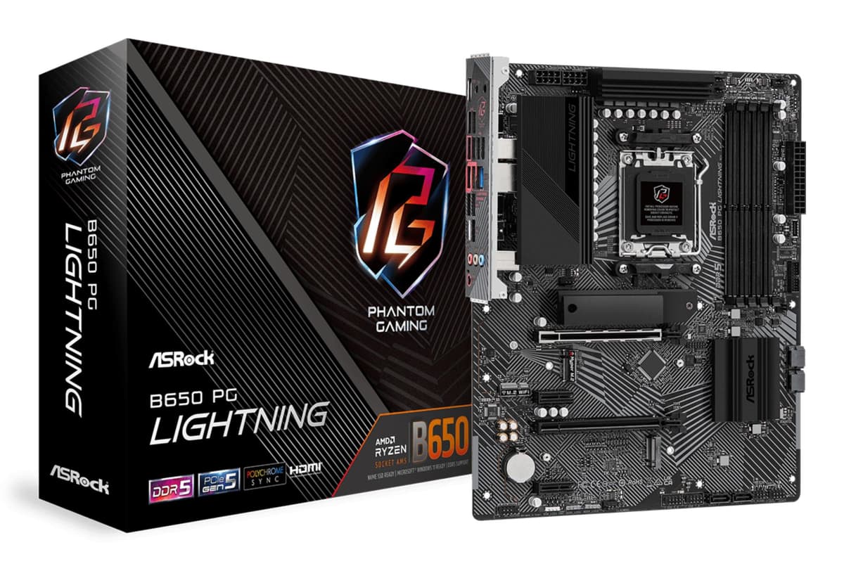 ASRock B650 PG Lightning материнская плата AM5 DDR5 ATX