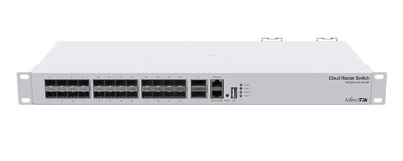 MikroTik CRS326-24S+2Q+RM rack-kommutaator 24×SFP+ 2×QSFP+