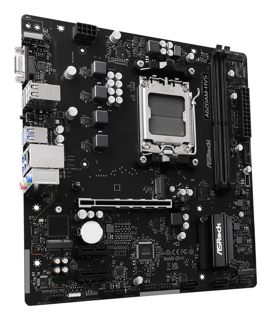 ASROCK A620AM-HVS emaplaat AM5 DDR5 micro-ATX