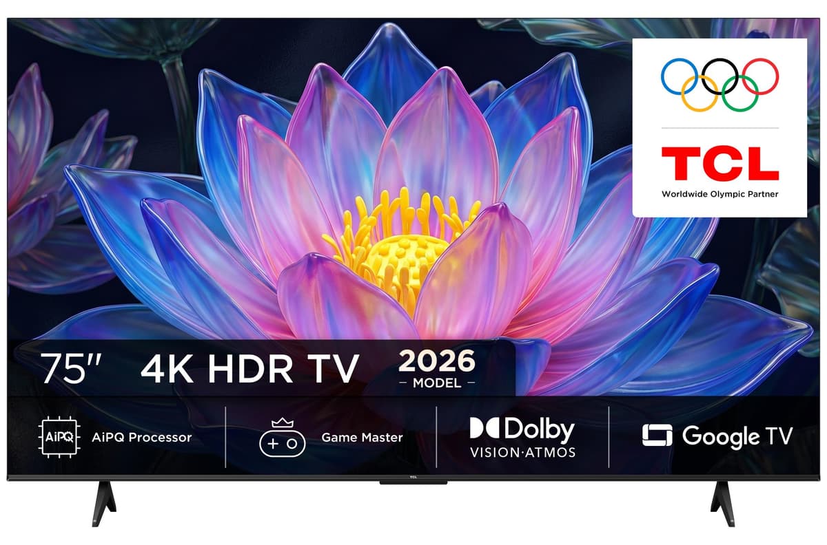 TCL 75P6L 75" 4K QLED Google TV, 60 Hz, Smart TV