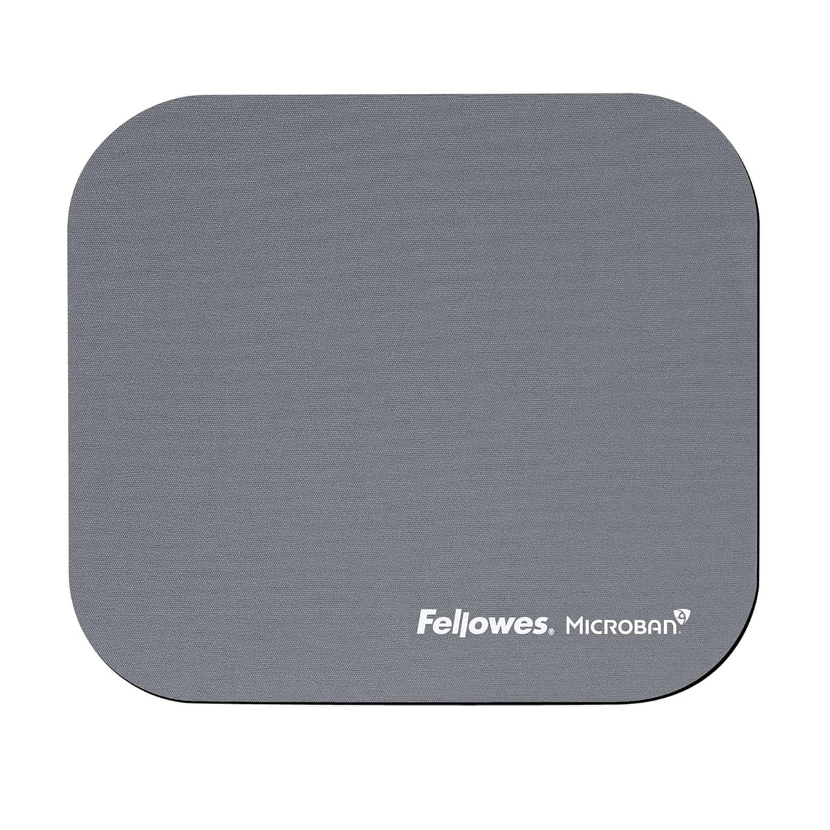 Fellowes Microban Silver Mouse Pad 230 x 204mm
