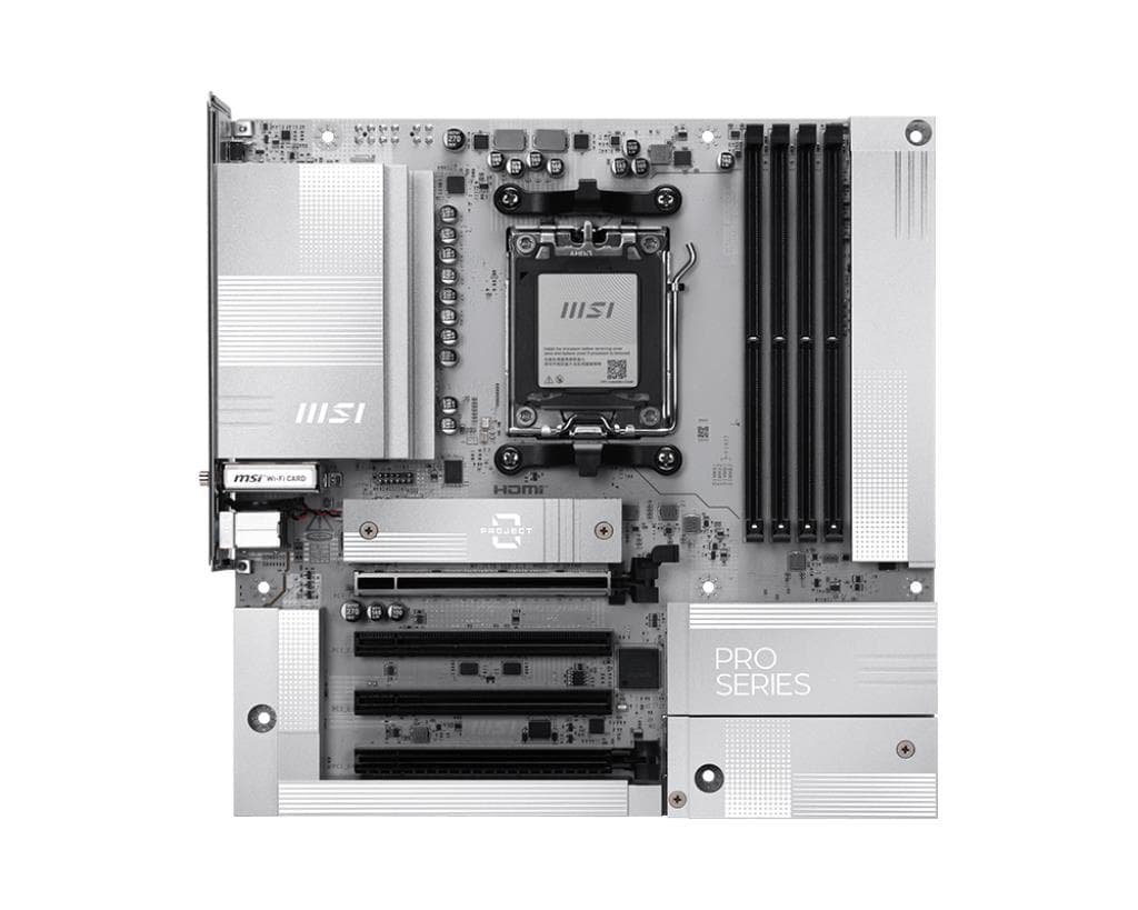 MSI PRO B850M-A WIFI PZ материнская плата AM5 DDR5 micro ATX