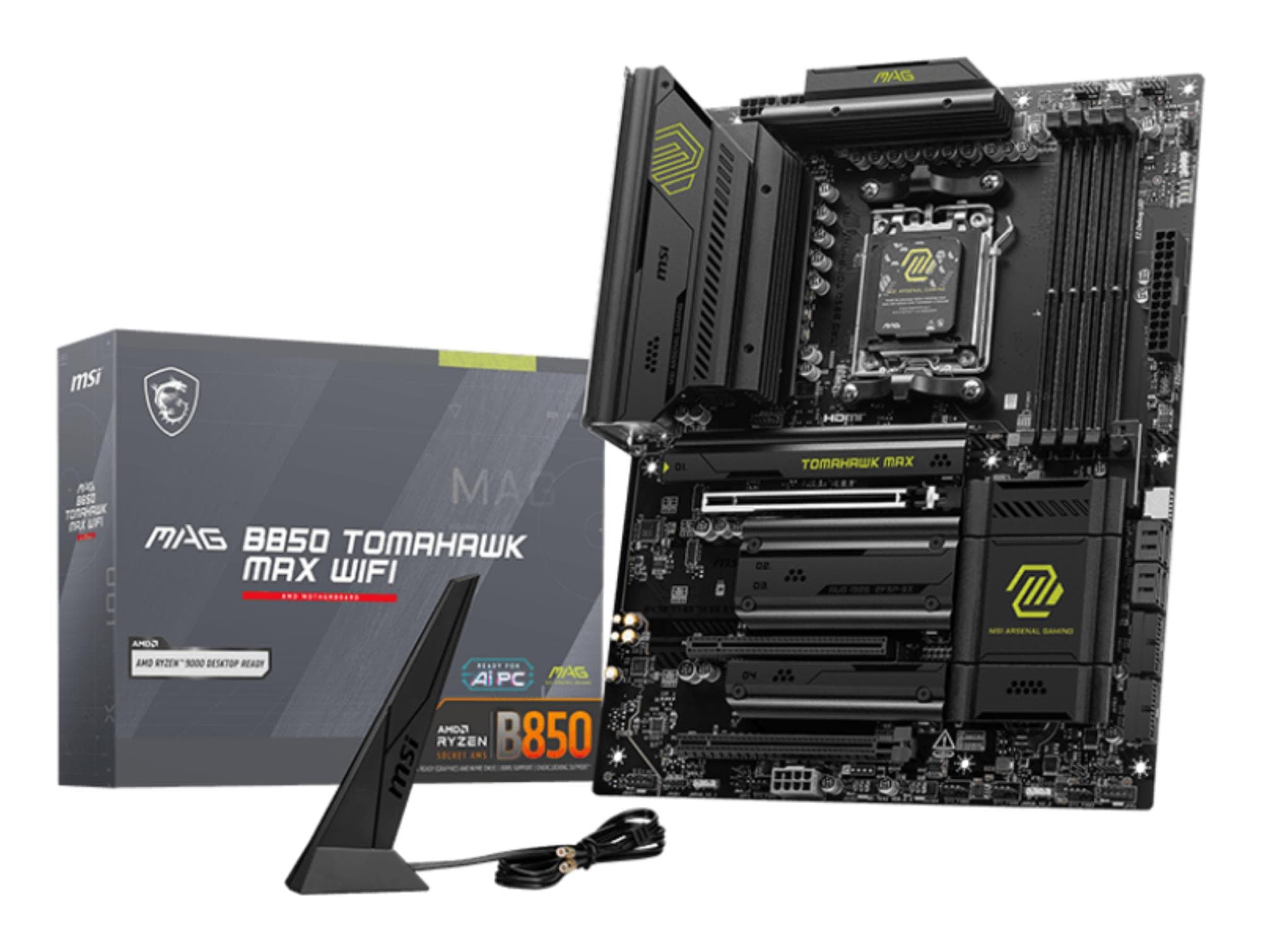 MSI MAG B850 Tomahawk MAX WiFi AMD AM5 ATX Motherboard DDR5