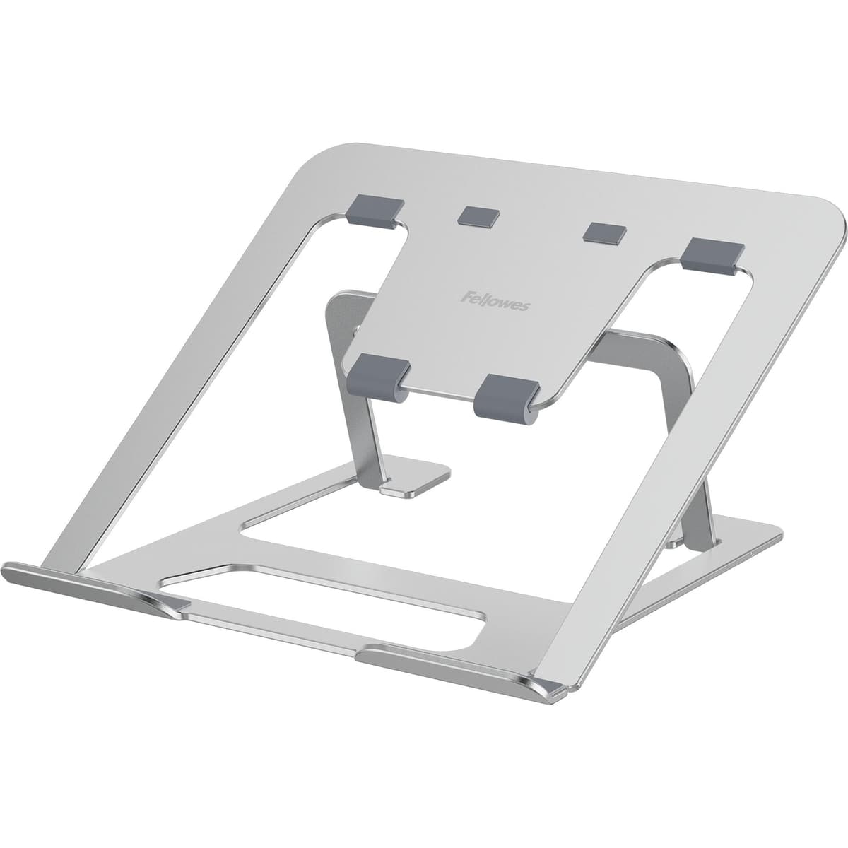Fellowes portable notebook stand silver adjustable height