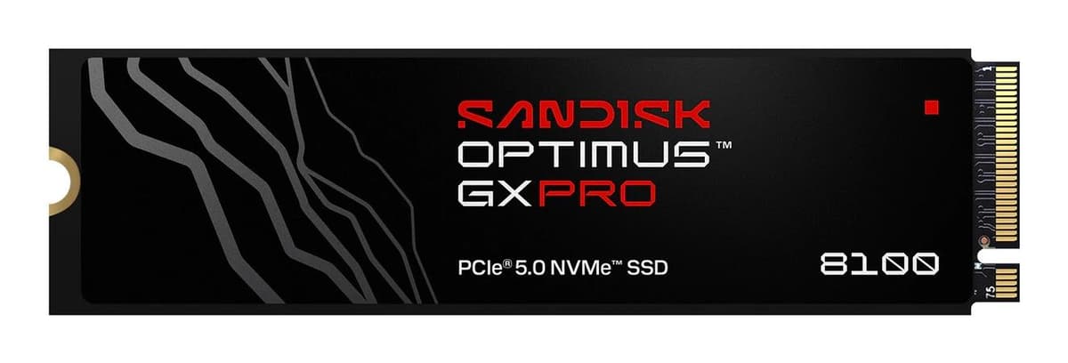 SanDisk Optimus GX PRO 8100 2TB PCIe 5.0 NVMe SSD