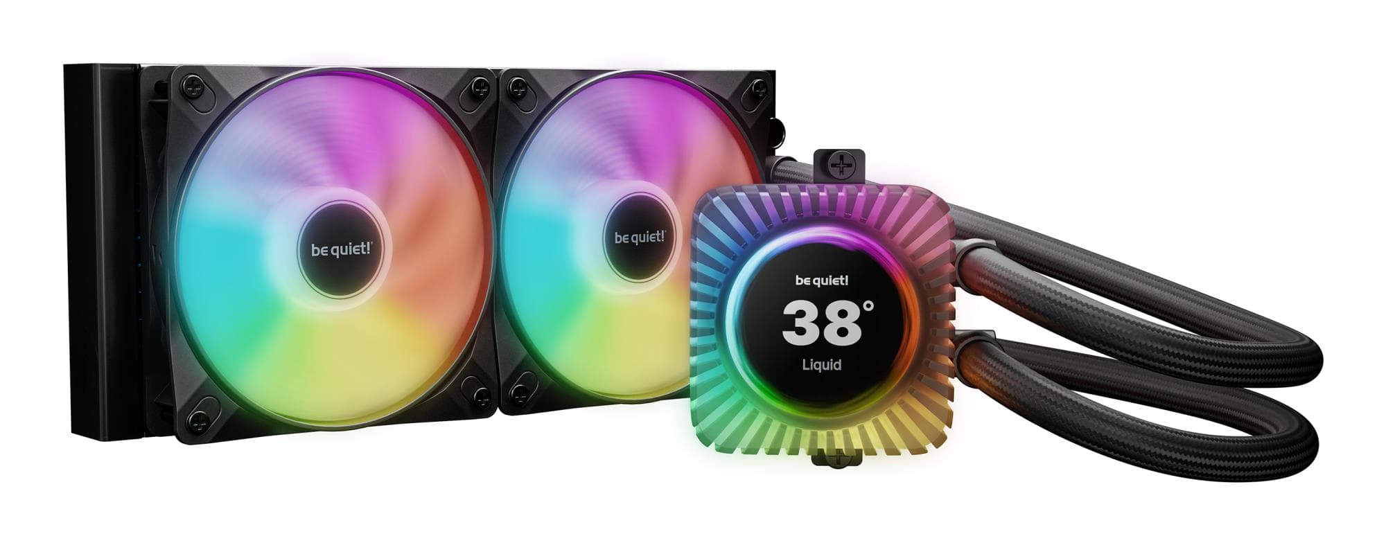 СЖО be quiet! Light Loop IO LCD 240 мм, IPS-экран, чёрная