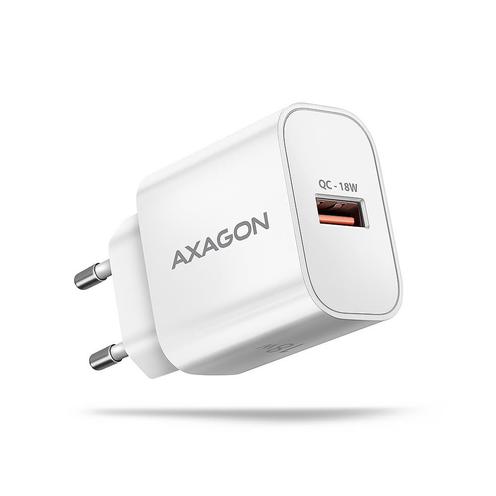AXAGON ACU-QC18W 18W Quick Charge 3.0 USB-A laadija (valge)