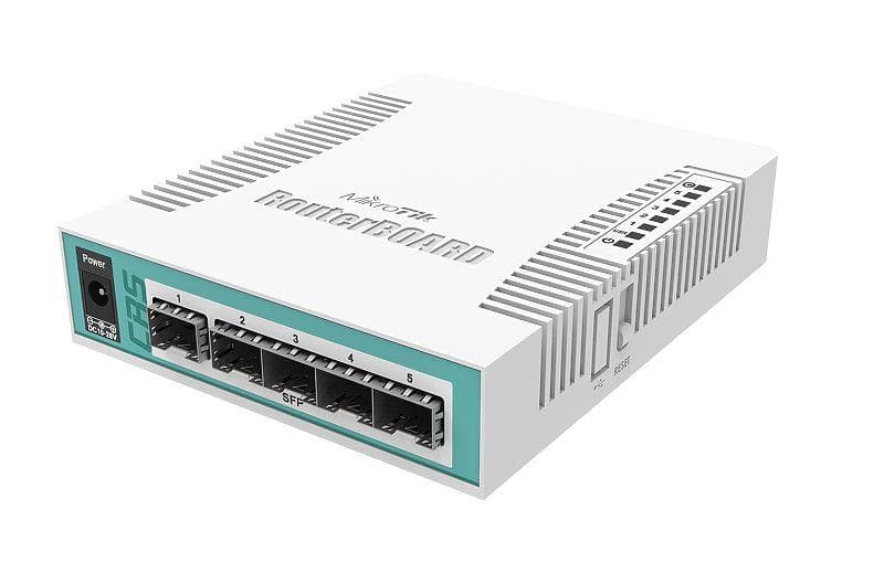 MikroTik CRS106-1C-5S 5-Port SFP Gigabit Network Switch