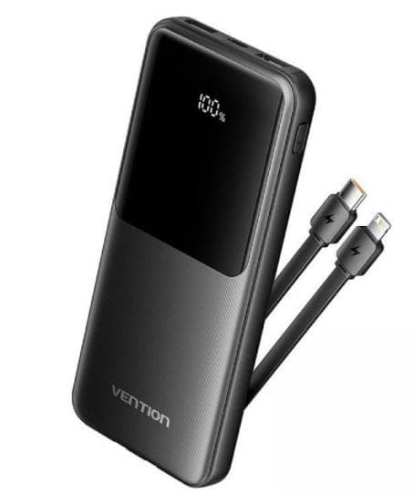 Портативный аккумулятор Vention 10000 мАч 22.5W (чёрный)