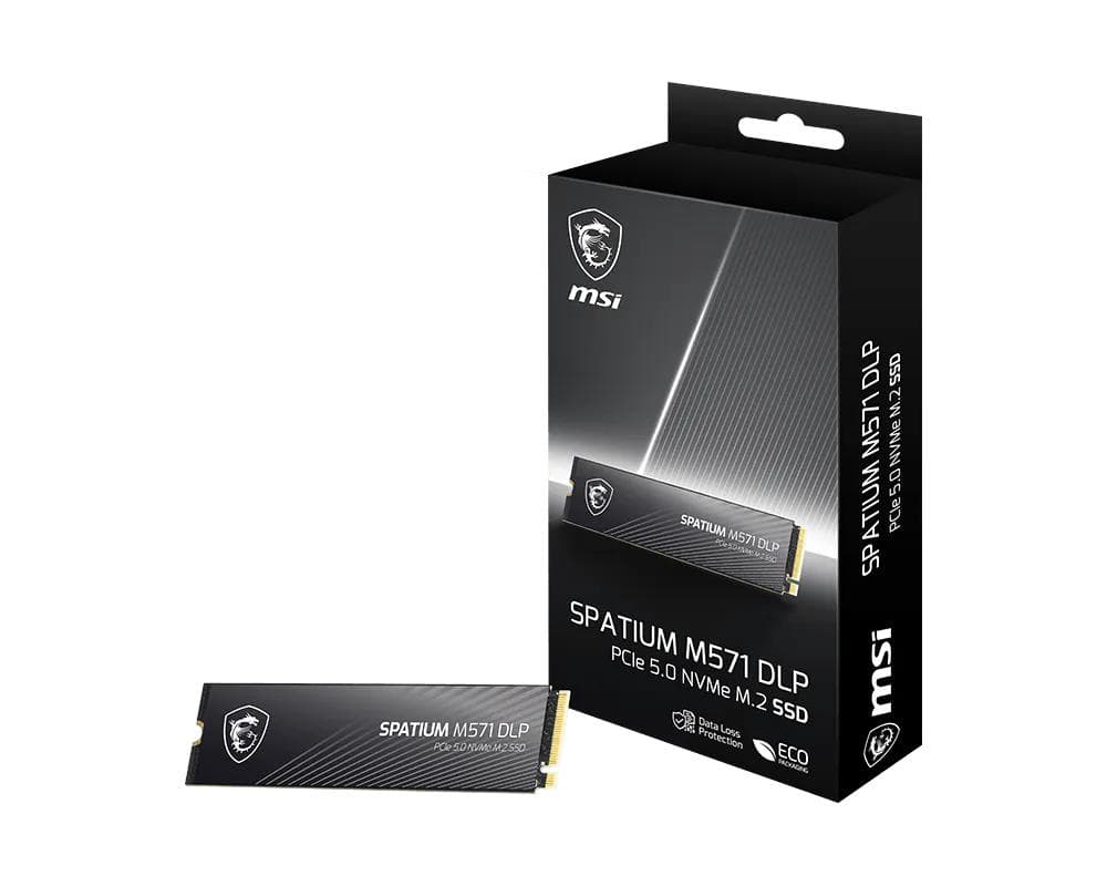 MSI SPATIUM M571 DLP PCIe 5.0 NVMe M.2 2TB SSD