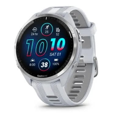 Garmin Forerunner 965 белые умные часы со спортивным трекингом