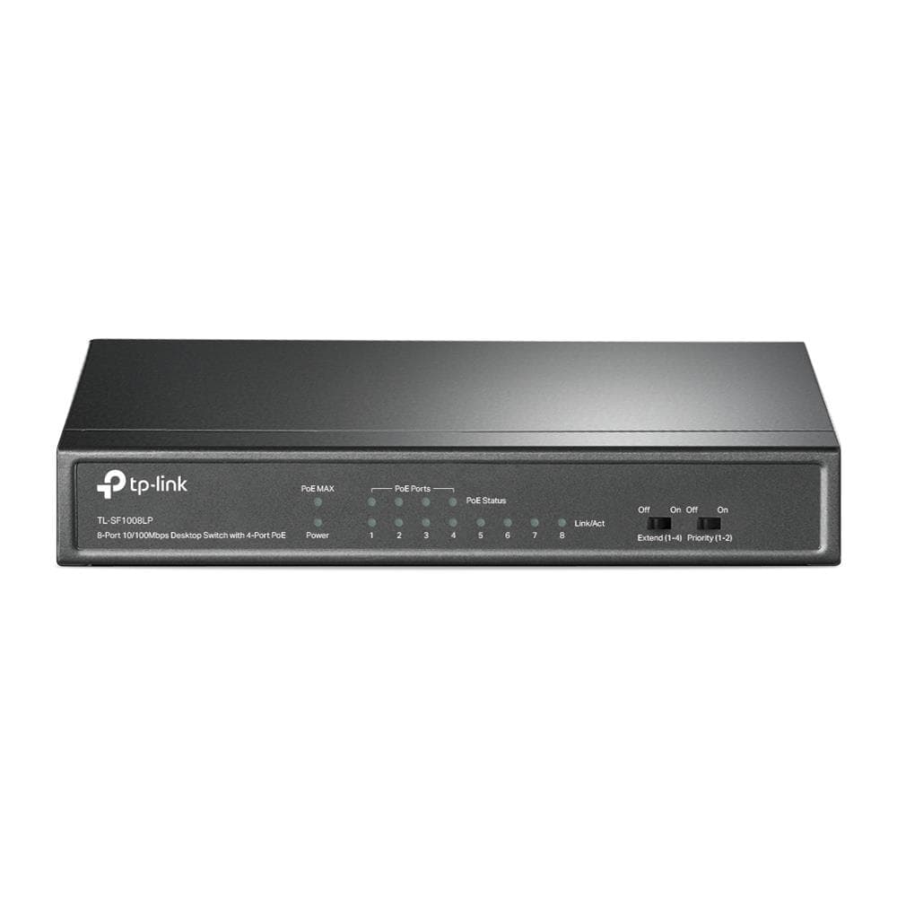 TP-Link TL-SF1008LP 8-Port Fast Ethernet Switch with 4-Port PoE