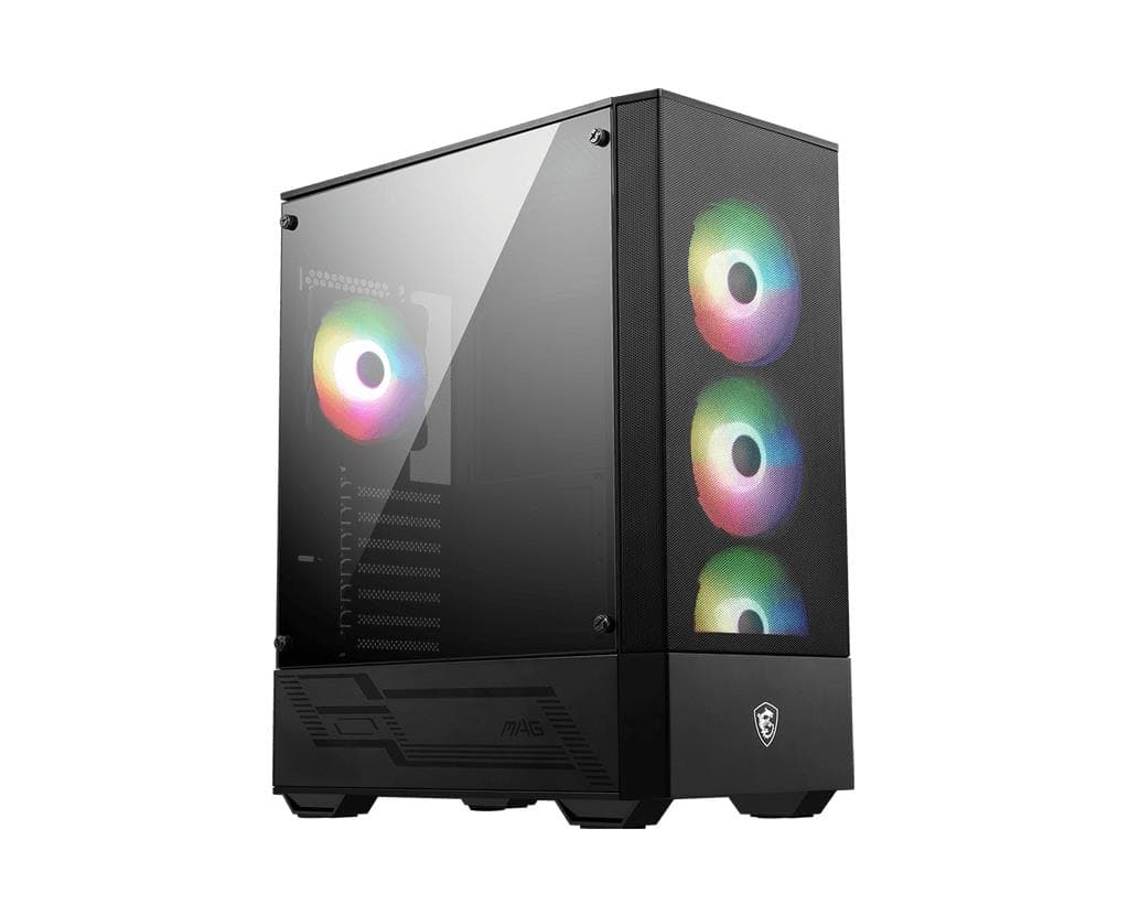 MSI MAG FORGE 112R Midi Tower PC Case, 4 Fans, ATX