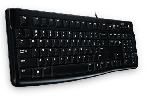 Logitech K120 Full-Size USB Keyboard Black