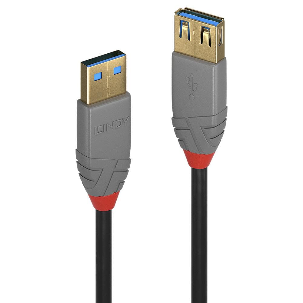 Удлинитель Lindy 36762 Anthra Line USB 3.2, 2 м, 5 Гбит/с
