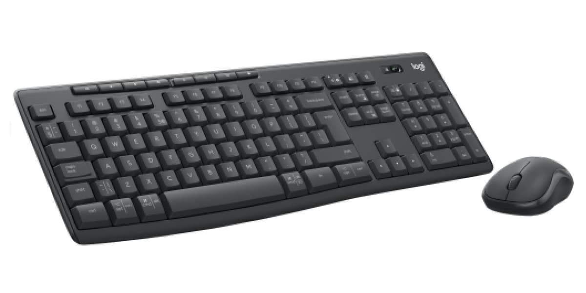 Logitech MK370 grafiithall Bluetooth klaviatuuri ja hiire komplekt
