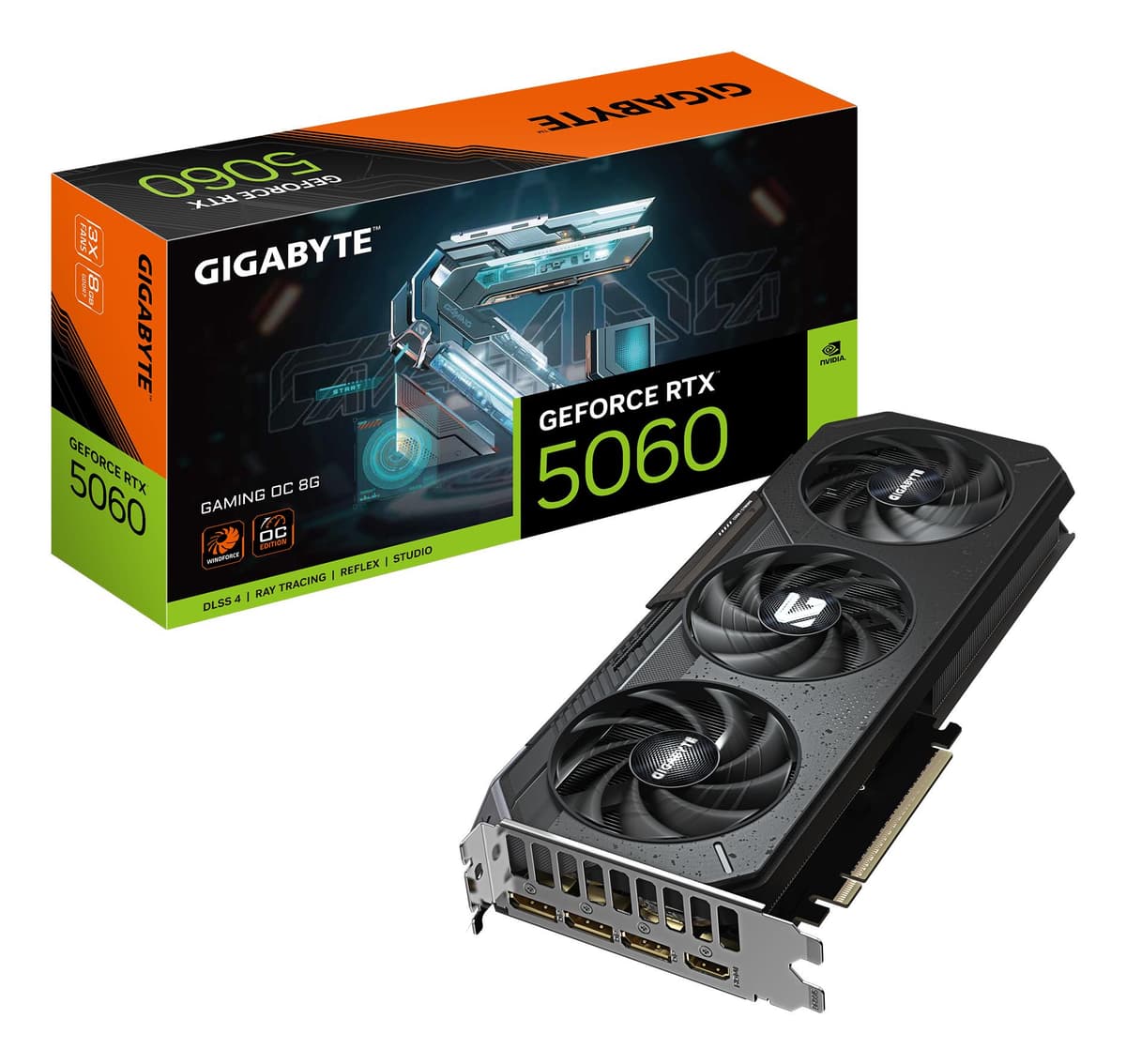 Gigabyte GeForce RTX 5060 Gaming OC 8GB graafikakaart