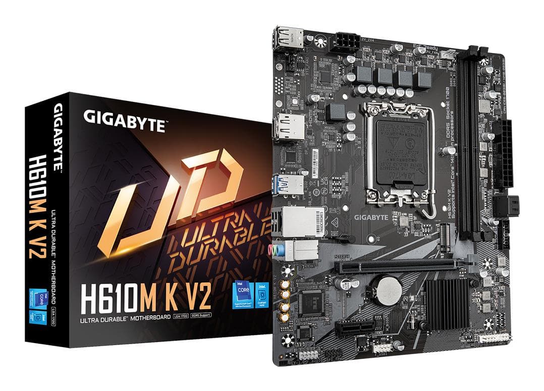 GIGABYTE H610M K V2 материнская плата LGA1700 DDR5 Micro-ATX