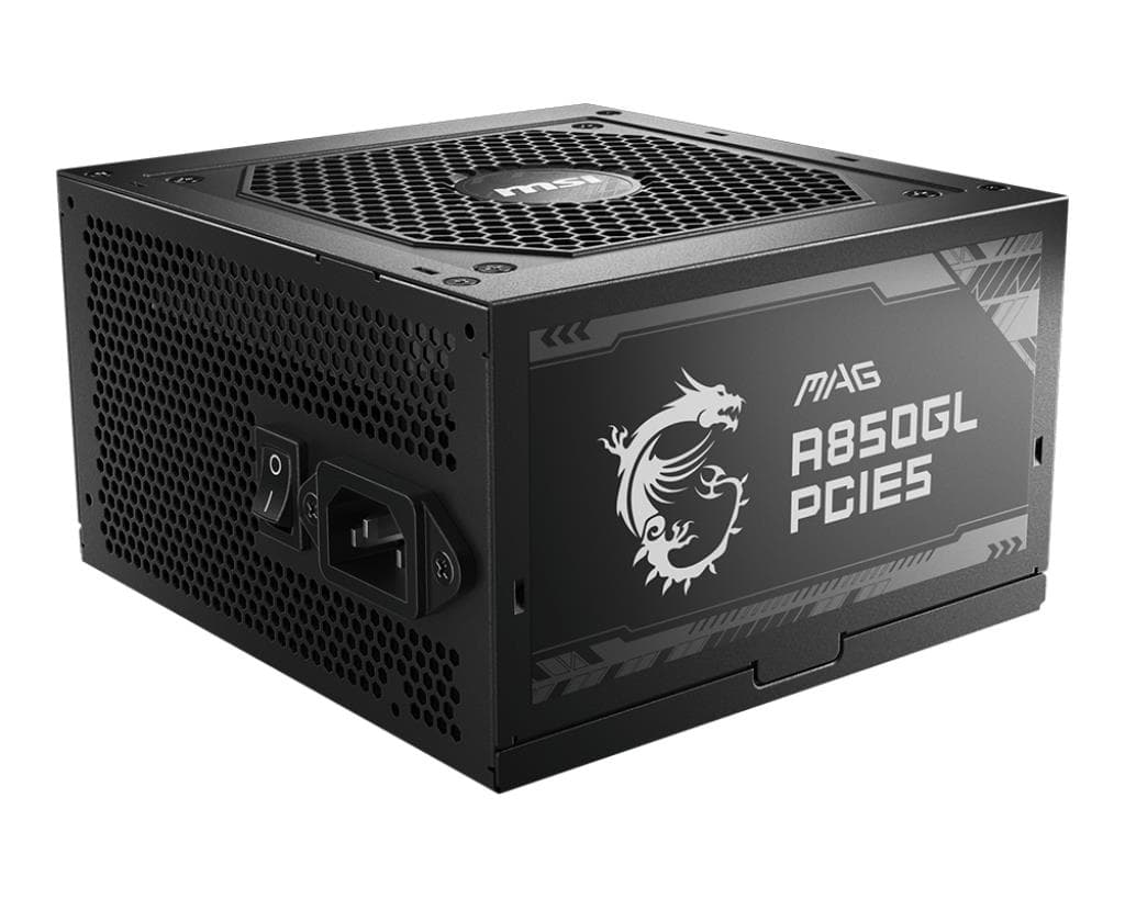 MSI MAG A850GL 850W 80 PLUS Gold Modular Power Supply