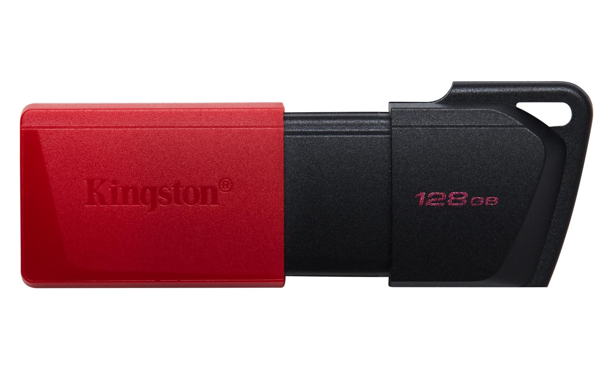 Kingston DataTraveler Exodia M mälupulk 128 GB USB 3.2, must-punane
