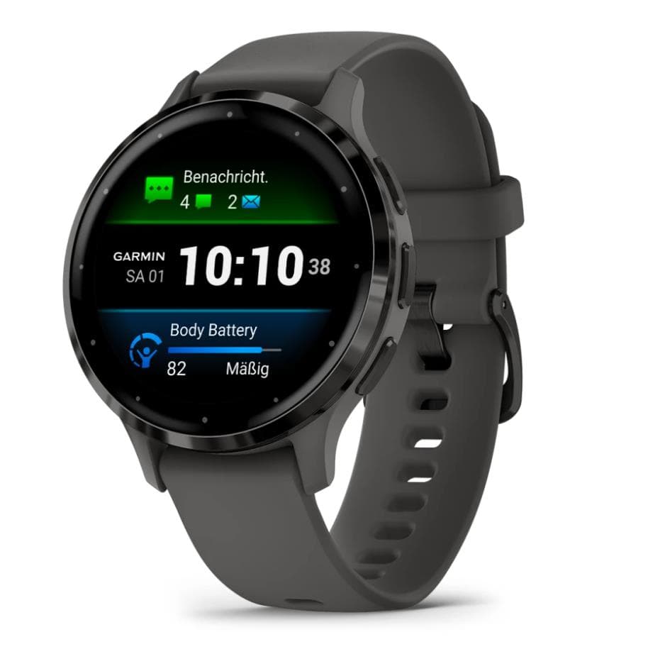 Garmin Venu 3S hall nutikell südamelihase jälgimisega