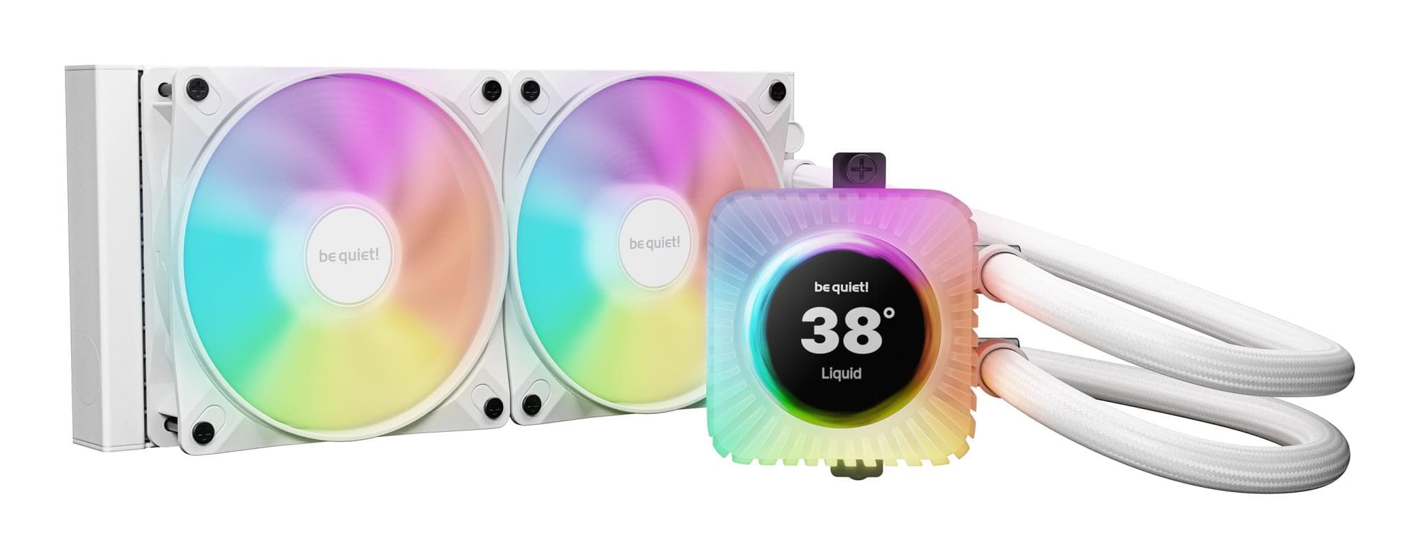 СЖО be quiet! Light Loop IO LCD 240 мм, IPS-экран, белая