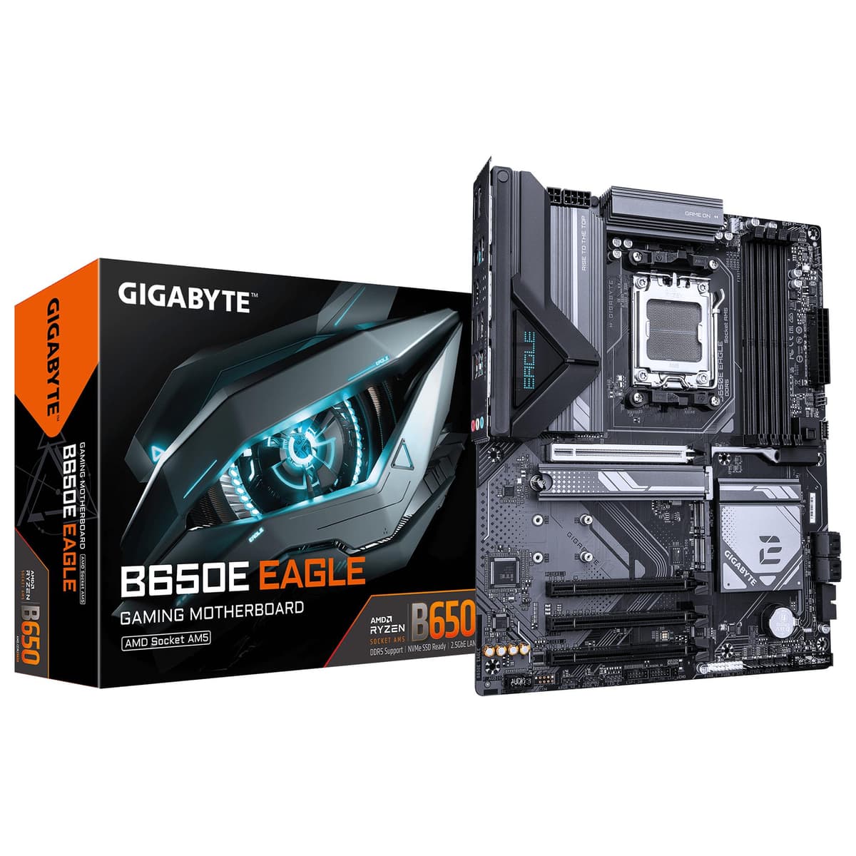 Mainboard|GIGABYTE|AMD B650|Socket AM5|ATX|RAM DDR5-SDRAM|4xSlots|3xNumber of M.2 (M) slots|B650EEAGLE