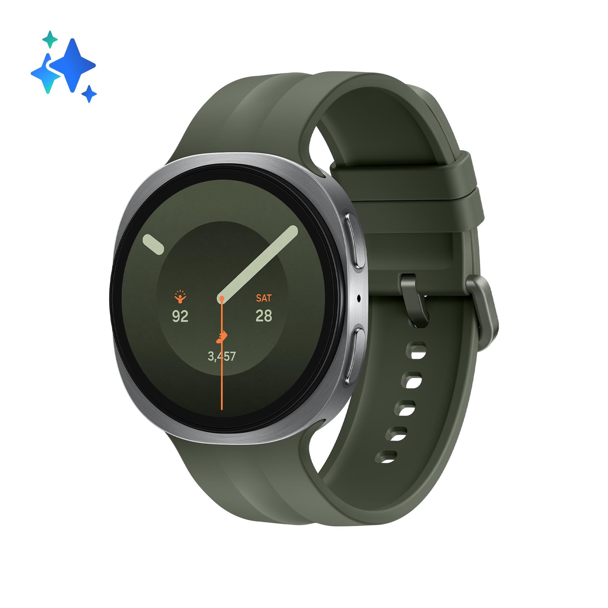 Samsung Galaxy Watch9 44 mm nutikell, AMOLED, hõbedane, SM-L355