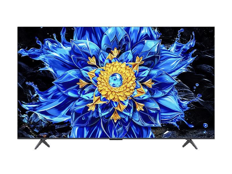TCL 75T8D 75" 4K QLED nutiteler Google TV 144 Hz, must
