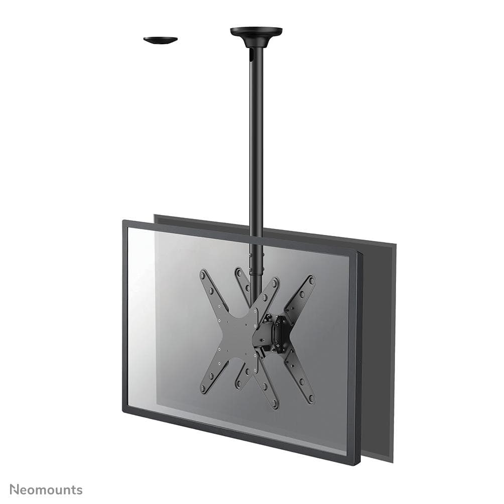 Neomounts FPMA-C340DBLACK Dual Ceiling TV Mount, Black