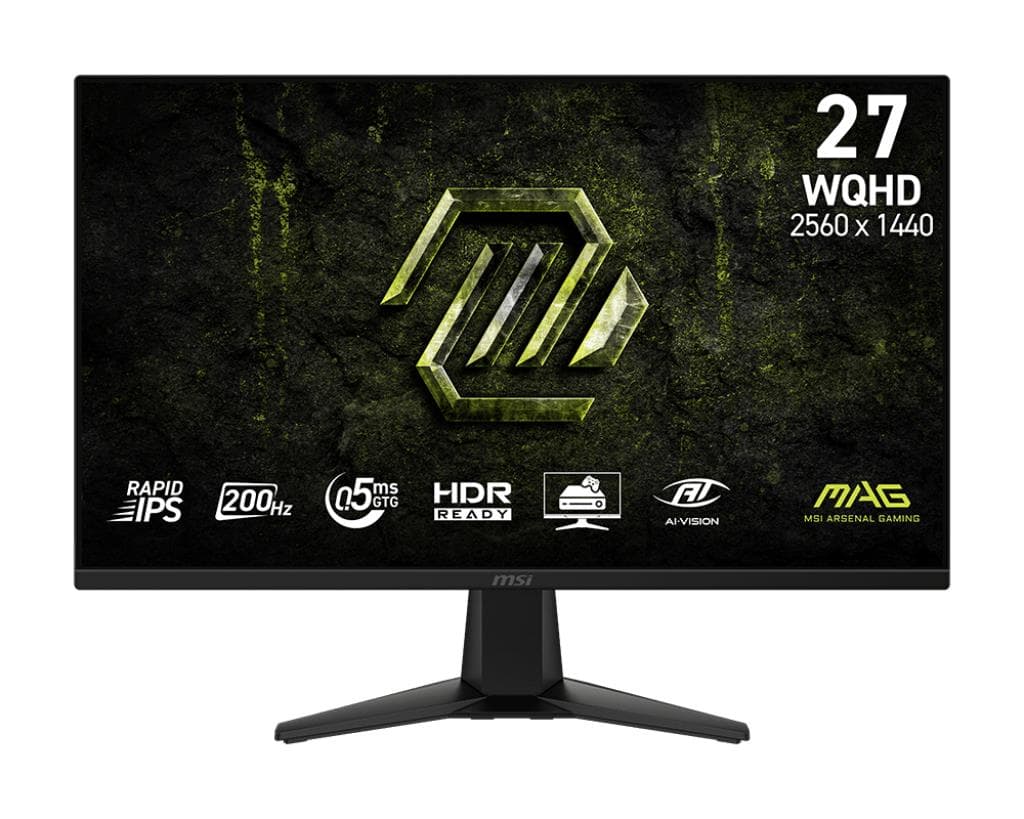 MSI MAG275QFE20 27" 2560x1440 IPS monitor, 200Hz
