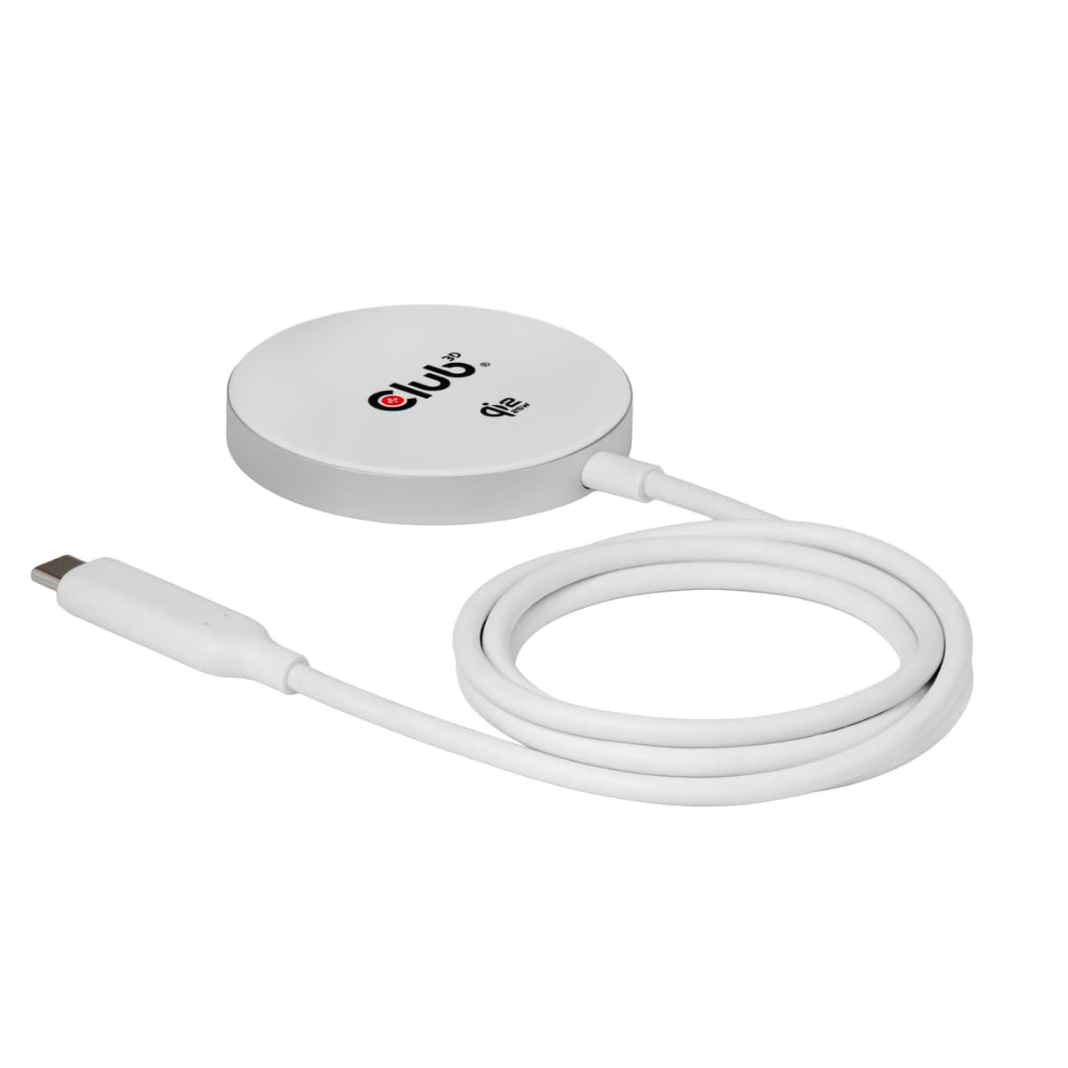 Club3D CAC-3026 Qi2 MagSafe 25W Wireless Charger White