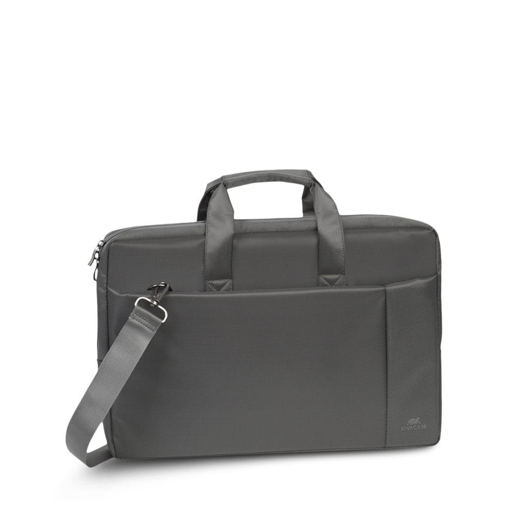 Rivacase Central 17.3" Laptop Briefcase Grey