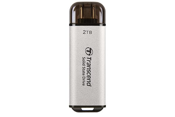 Transcend ESD300 2TB välise SSD-draiv (hõbedane)