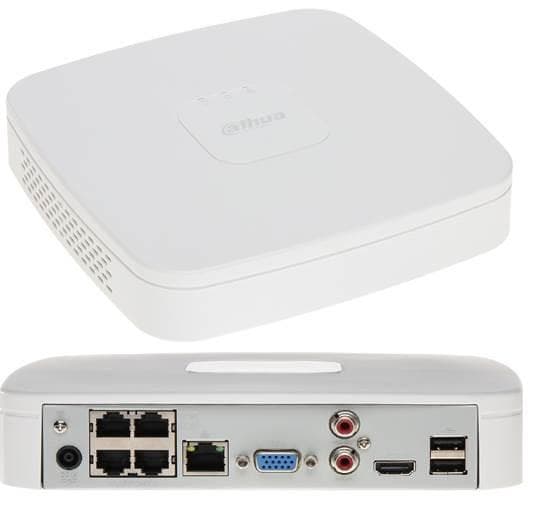 Dahua NVR4104-P-EI сетевой видеорегистратор 4 канала PoE 4K