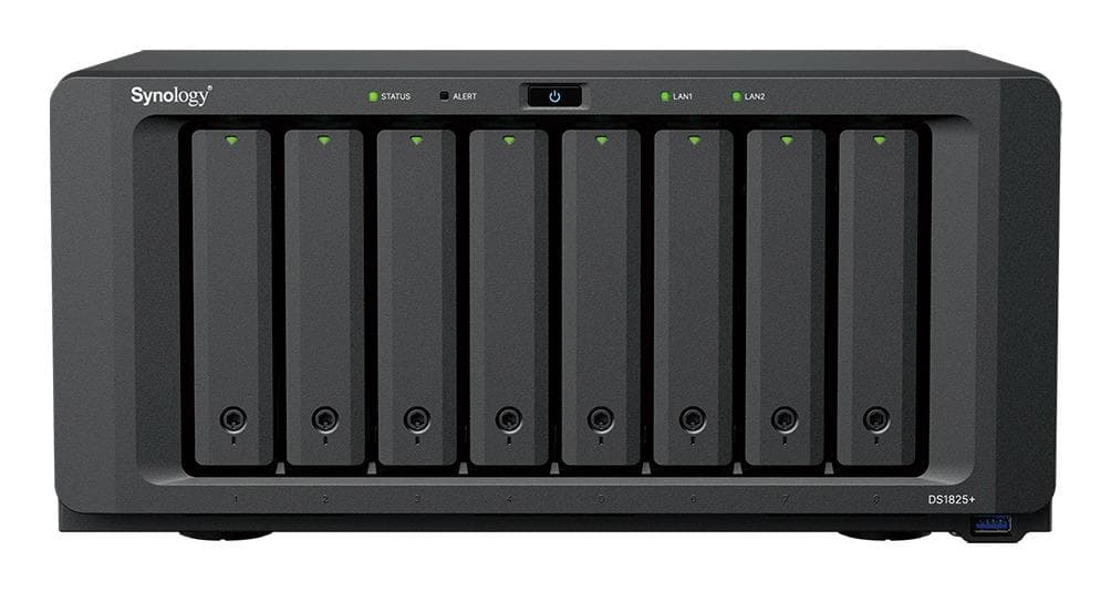 Synology DS1825NEO+ 8-sahtliga NAS-server, 4 GB RAM, ilma ketasteta
