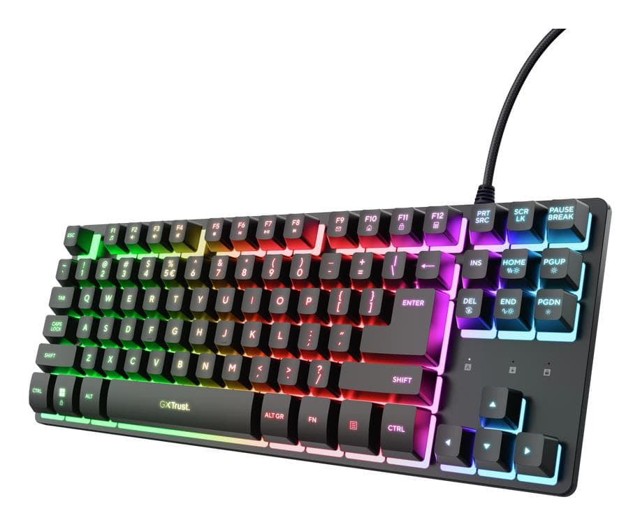 TRUST GXT 833 Thado TKL Gaming Klaviatuur - Must
