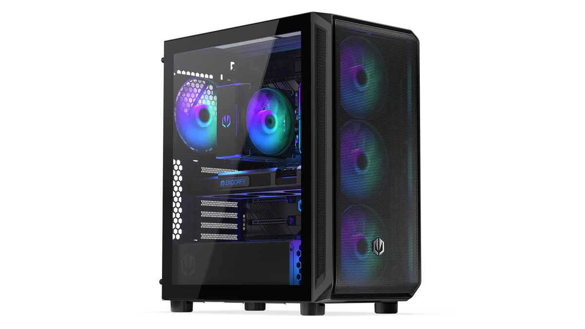 ENDORFY Arx 500 ARGB корпус для ПК MidiTower ATX чёрный