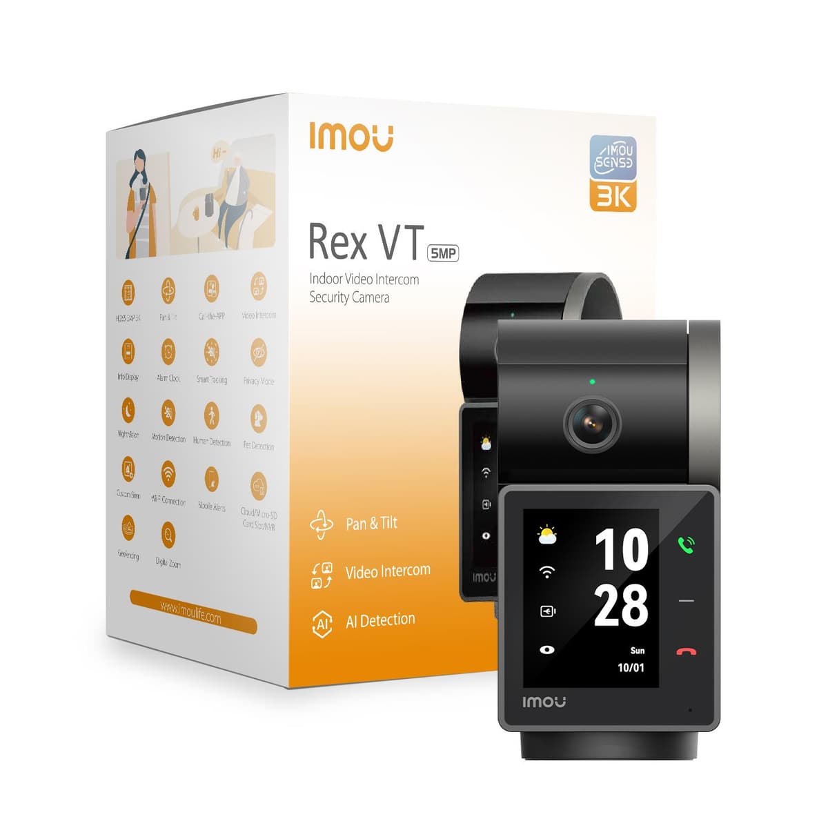 IMOU REX VT 5MP wireless indoor security camera