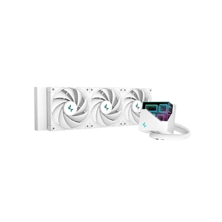 Deepcool LT720 жидкостное охлаждение 360 мм, белое, 3 вентилятора
