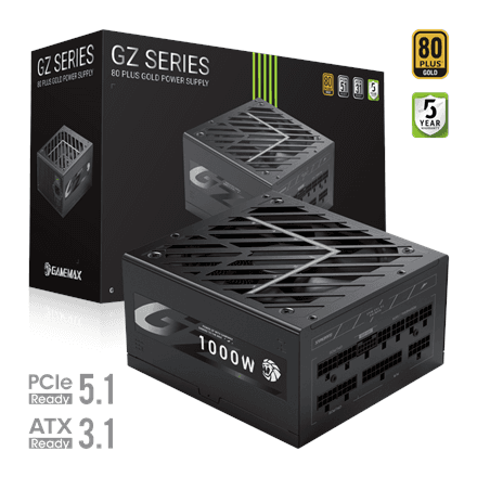 Gamemax GZ 1000G 1000W Gold Modular Power Supply