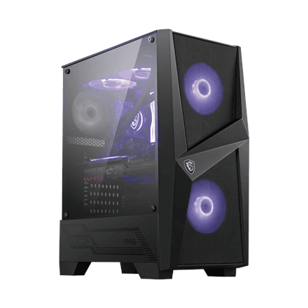 MSI MAG FORGE 100M Mid-Tower PC Case ATX Black