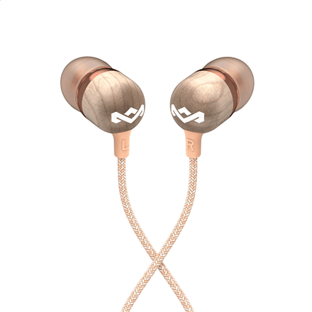 Marley Wired Earbuds | Smile Jamaica | Built-in microphone | USB Type-C | Copper