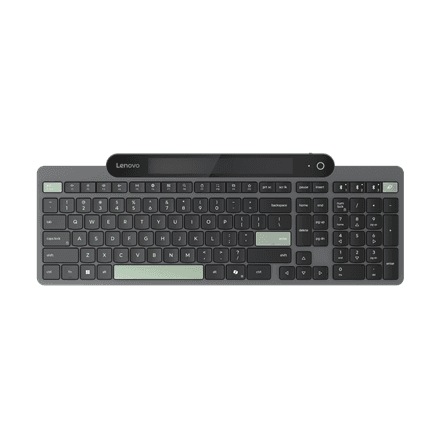 Lenovo Self-Charging Bluetooth klaviatuur, must
