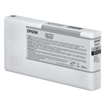Epson T9137 Light Black Ink Cartridge 200 ml for SureColor SC-P5000