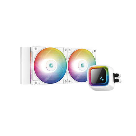 Deepcool LS520 A-RGB all-in-one liquid cooler, white, Intel and AMD