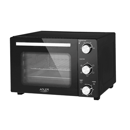 Adler AD 6024 mini oven, 22 L, 1300 W, black